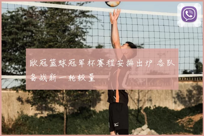 欧冠篮球冠军杯赛程安排出炉 各队备战新一轮较量