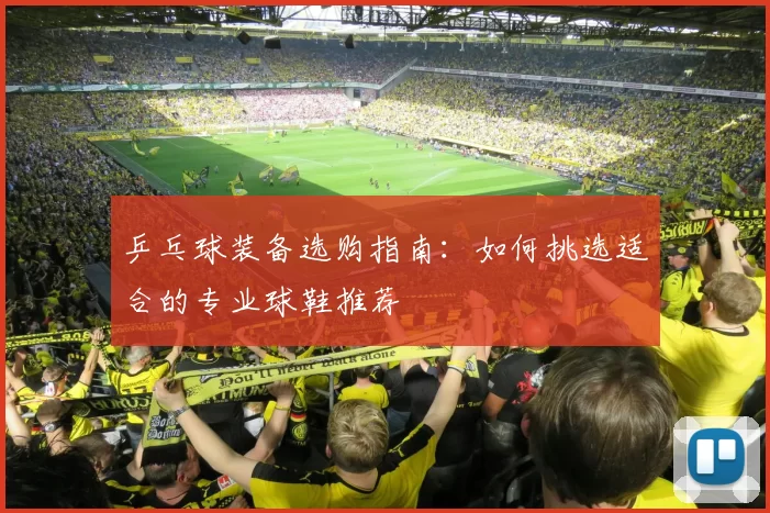 乒乓球装备选购指南：如何挑选适合的专业球鞋推荐